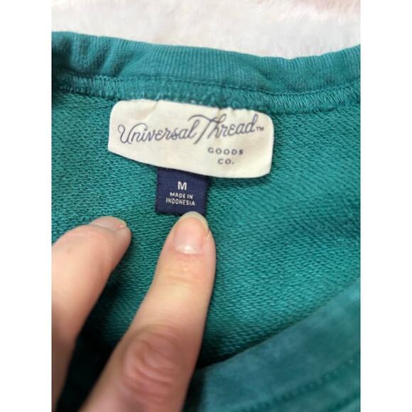 Old Navy | Universal Threads | Women's Medium Sweatshirt 2 Pack Teal, Gray/Ivory - Picture 12 of 13